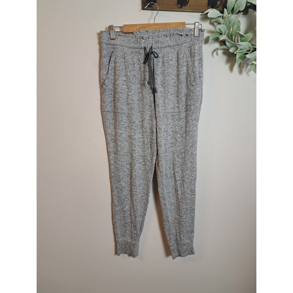 Aerie Women's Grey Joggers Elastic Waist Tie Sweats Sz M